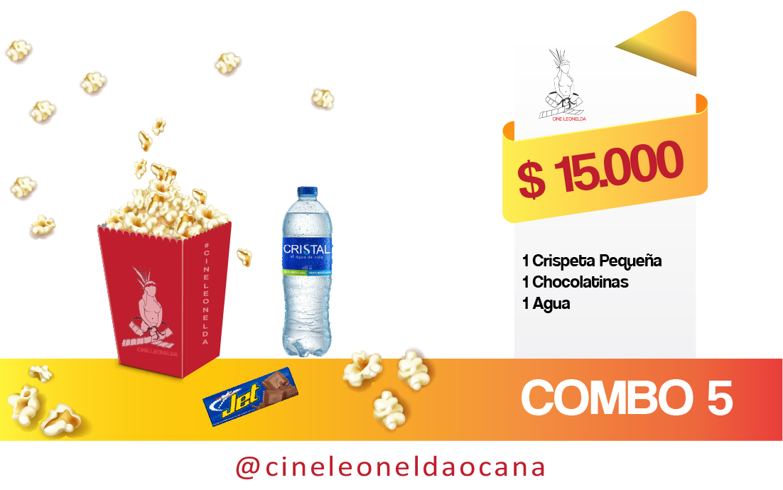 COMBO 5 + AGUA GRANDE